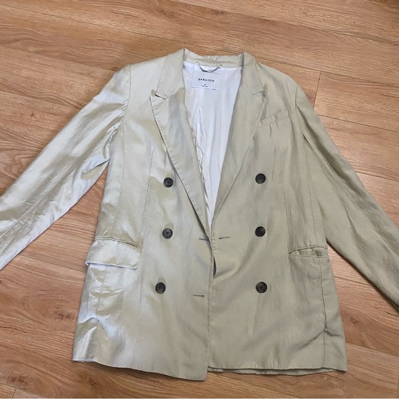 Babaton Samuel Linen Blazer - Picture 3 of 14